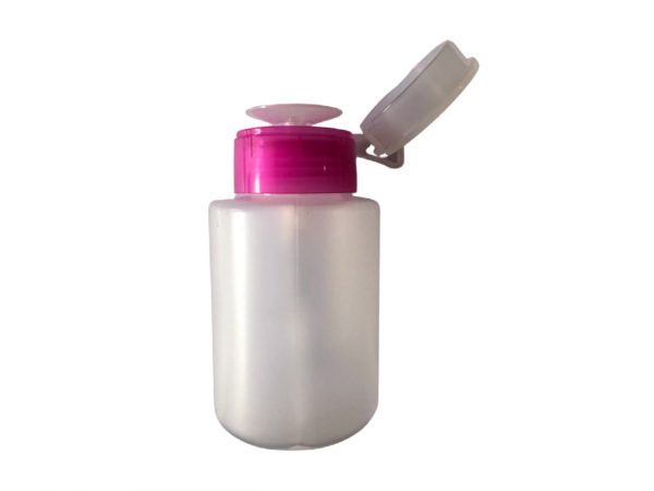 150ml Pump Bottle -Pink and black