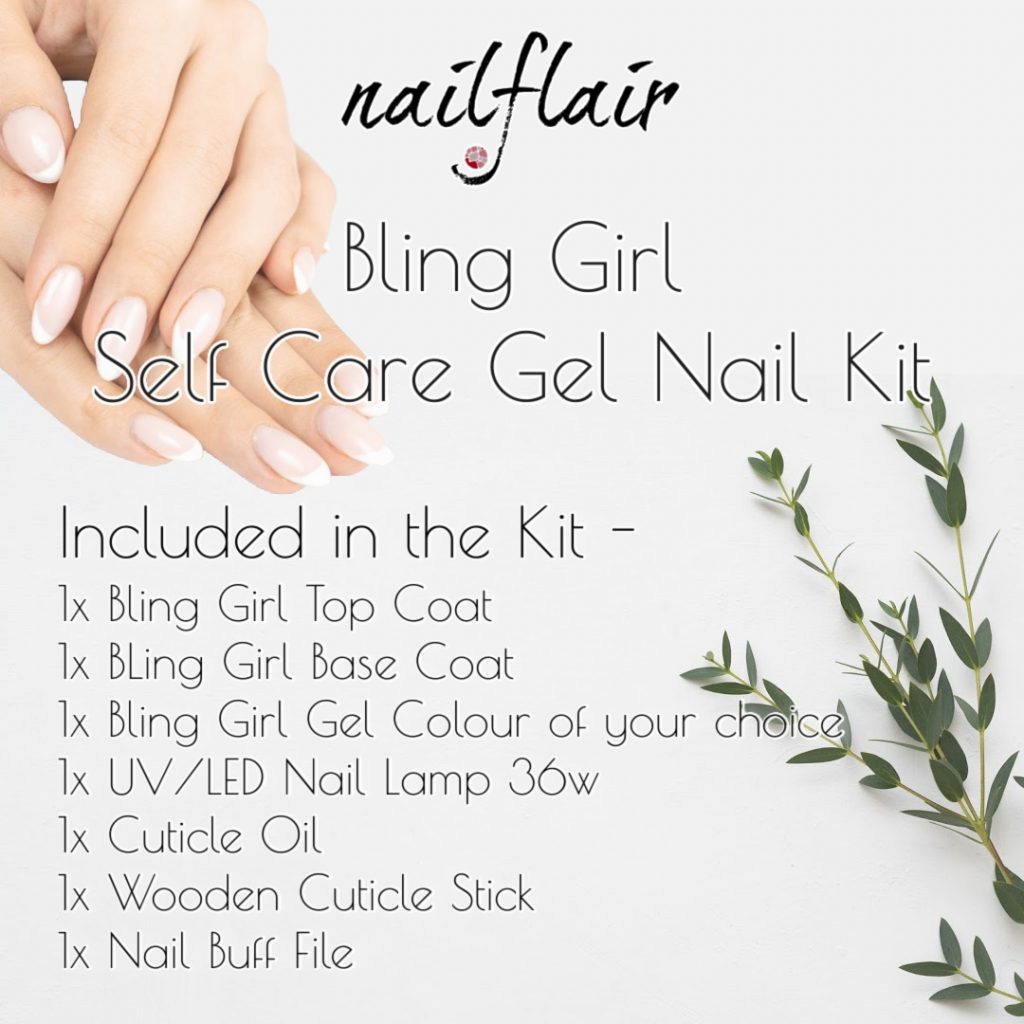 Bling Girl Self-Care Gel Nail Kit | nailflair