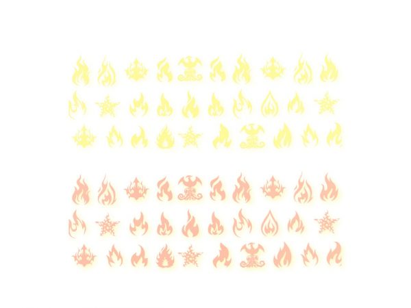 Nail Foils - Flames 5