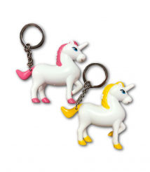 Unicorn Sound and Light Key Ring