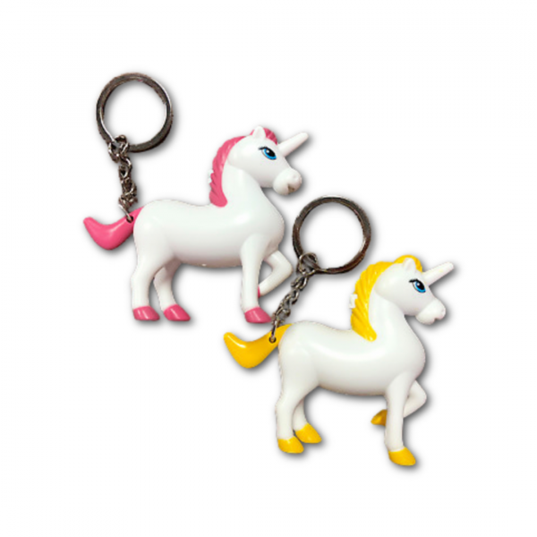 Unicorn Sound and Light Key Ring