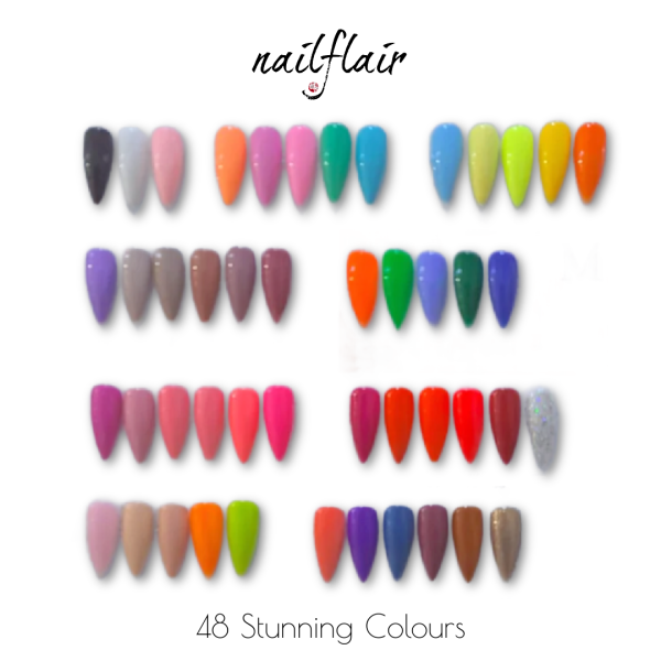 NF MS Gel NEW Colour Chart 1