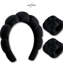 NF Cuffs and Headband - Black