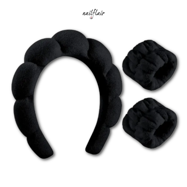 NF Cuffs and Headband - Black