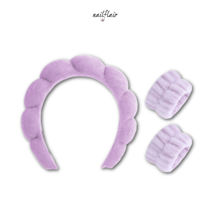 NF Cuffs and Headband - Purple